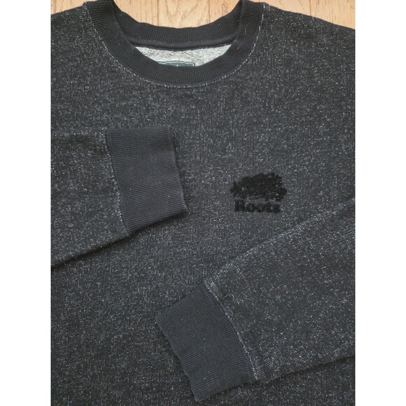 Roots Other - Roots Crewneck Sweatshirt Men's Medium Charcoal Gray Black